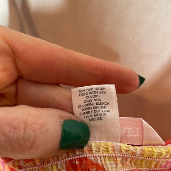 Victoria Secret Paisley Teddie nightgown. Size Large. - Picture 7 of 9